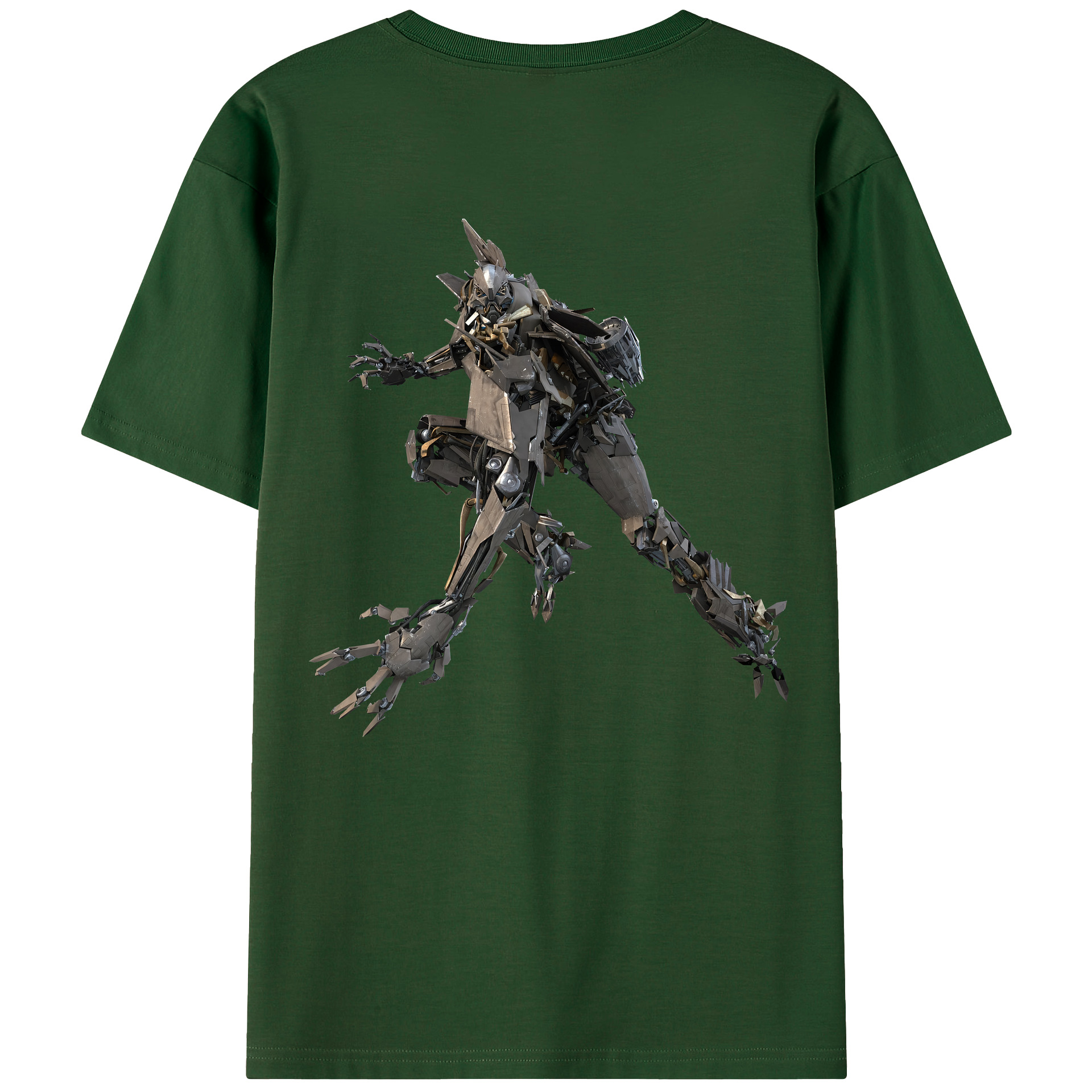（画像用） Transformers トランスフォーマー 綿100％半袖Tシャツ（背面プリント）